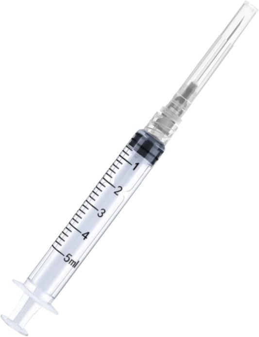 Q2 CARE - Syringes with needle - 5mL - (Pack of 36)