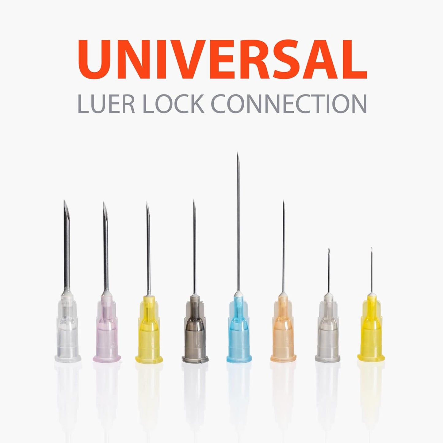 Q2 CARE - 1mL Syringe without Needle - Luer Lock Syringe Tip (No Needle) - (36 PCS)