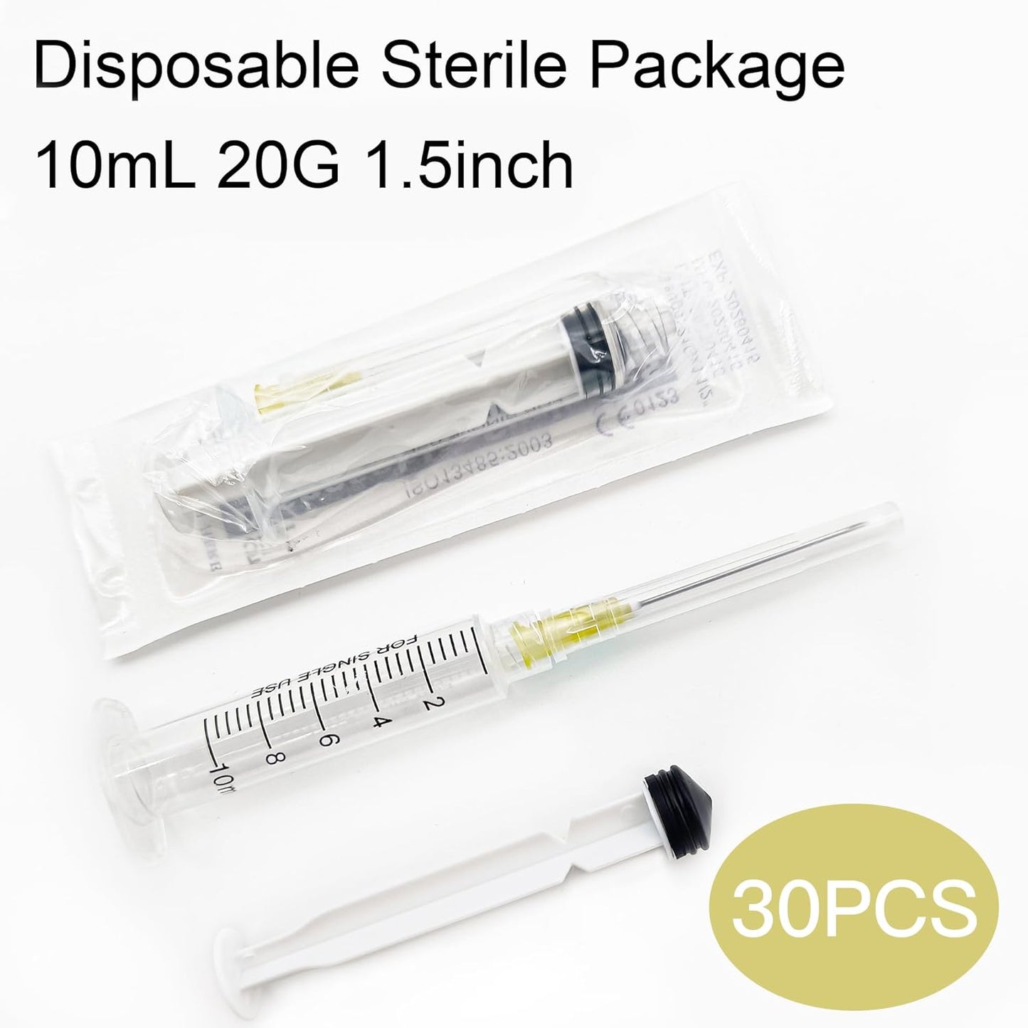 Q2 CARE - Syringes with needle - 10mL  - (Pack of 36)