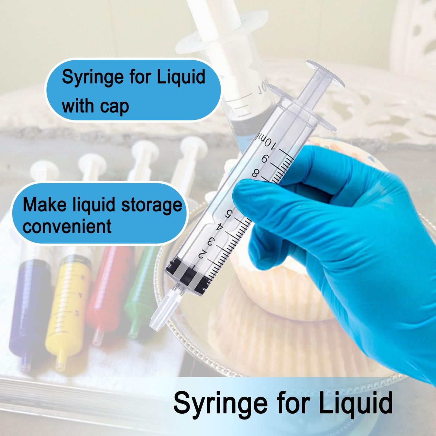 Q2 CARE - 10mL Syringe without Needle - Luer Lock Syringe Tip (No Needle) - (36 PCS)